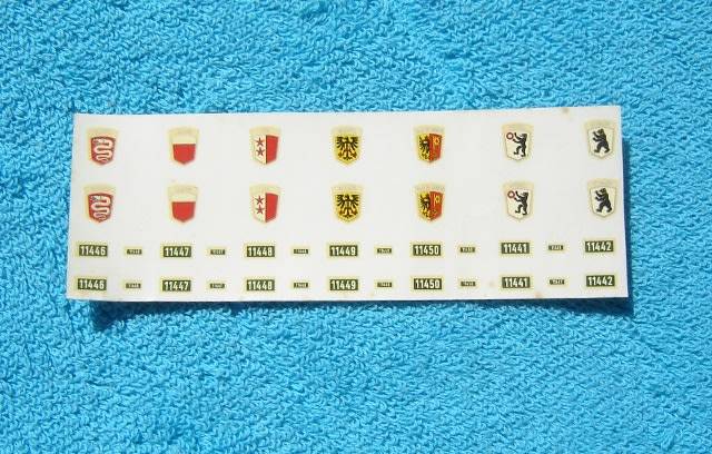 Marklin HO gauge transfers