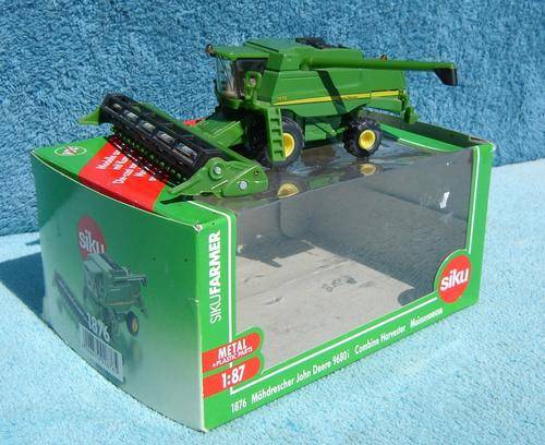 Siku HO gauge John Deere Combine Harvester No. 1876