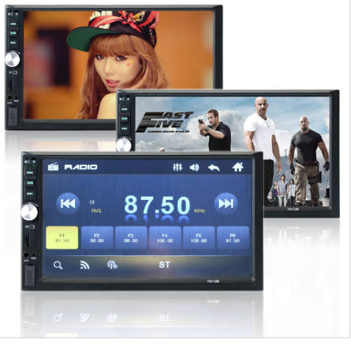 Double din 7" HD Touch Screen Bluetooth MP5 Video Player