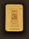 10g Gold Bullion Bar 99.9