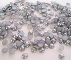 Half Pearls - Silver - 4mm