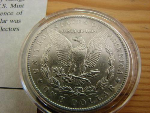 Solid silver Morgan Dollar