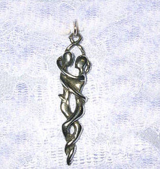~ Entwined Embrace ~ Pewter Pendant ~ Stunning ~
