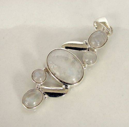 Beautiful Moonstone Pendant set in .925 Sterling Silver!