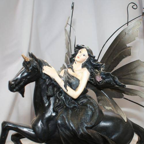 Stunning Black Rider Fairy ~ 20cm ~ Unbelievable Price ~ Stock Clearance