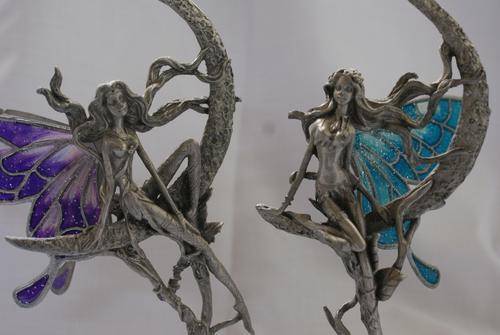 Pair of Precious Pewter Fairies ~ Unbelievable Price ~ Stock Clearance