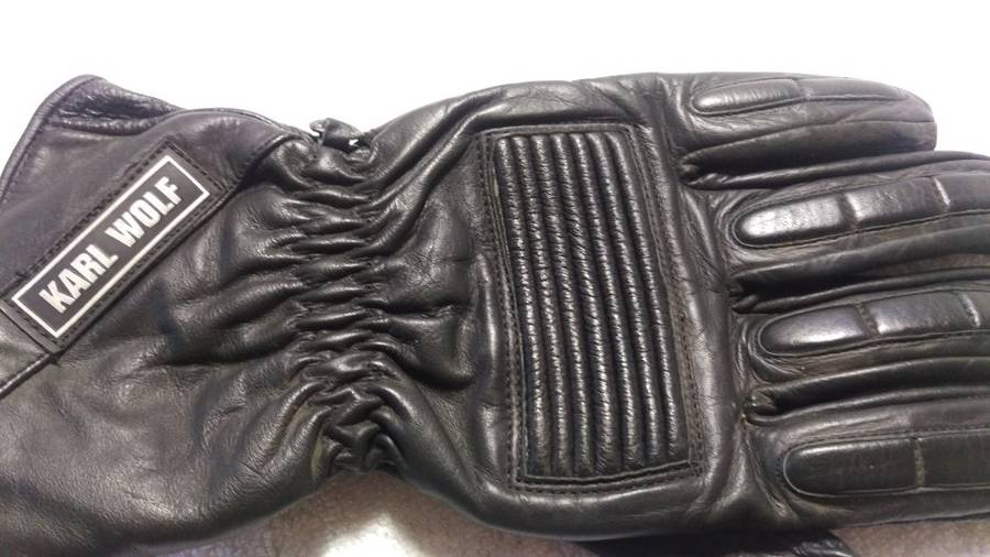 Karl Wolf Genuine Soft Leather Motorcycle Gloves Size XL