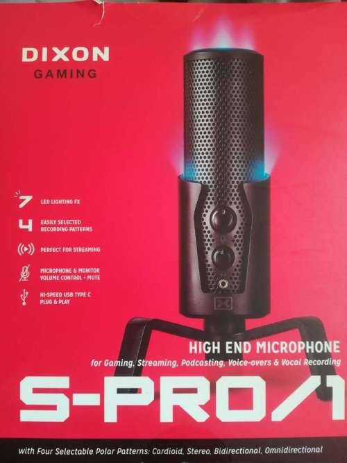 DIXON GAMING MICROPHONE *BRAND NEW IN BOX*