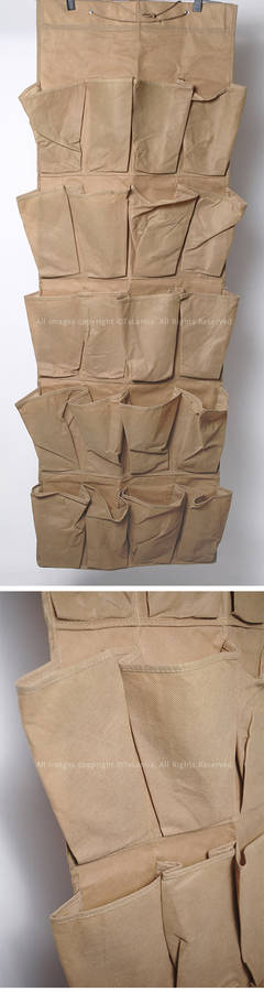 20 pocket eco-fabric over the door shoe organiser