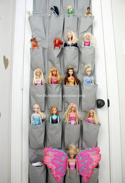 20 pocket eco-fabric over the door shoe organiser