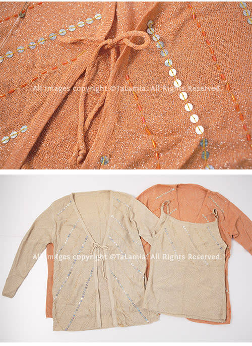 Ladies brown beige and orange sweater jerseys (5 pieces)