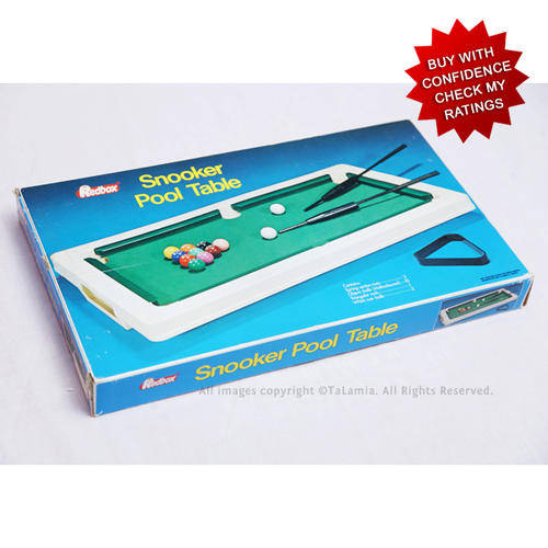 Vintage miniature Snooker Pool Table by Redbox