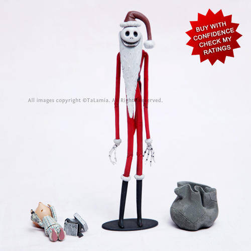 Nightmare Before Christmas articulated Jack Skellington vinyl toy set