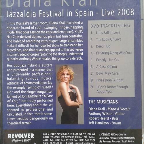 Diana Krall - Jazzaldia Festival In Spain, Live 2008 [DVD]