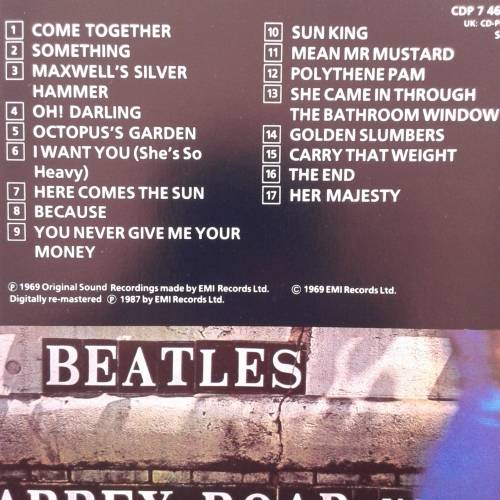 The Beatles - Abbey Road [Import CD] (1969)