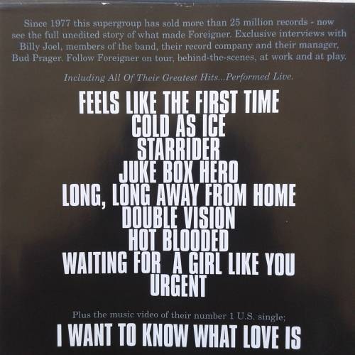 Foreigner - The Foreigner Story (Feels Like The First Time) [DVD] (2003)