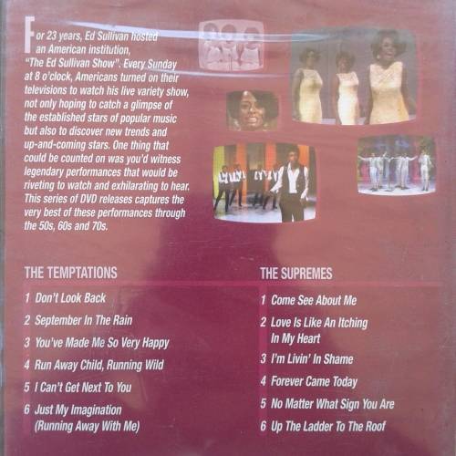 The Temptations & The Supremes - The Temptations & The Supremes [DVD] (2004) *NEW, sealed.