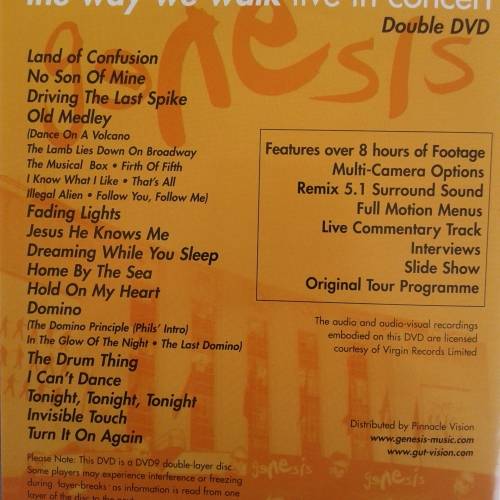 Genesis - The Way We Walk: Live In Concert [2DVD] (2001)