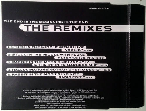 The Smashing Pumpkins - The End Is The Beginning Is The End (The Remixes) [Import CD single) (1997)