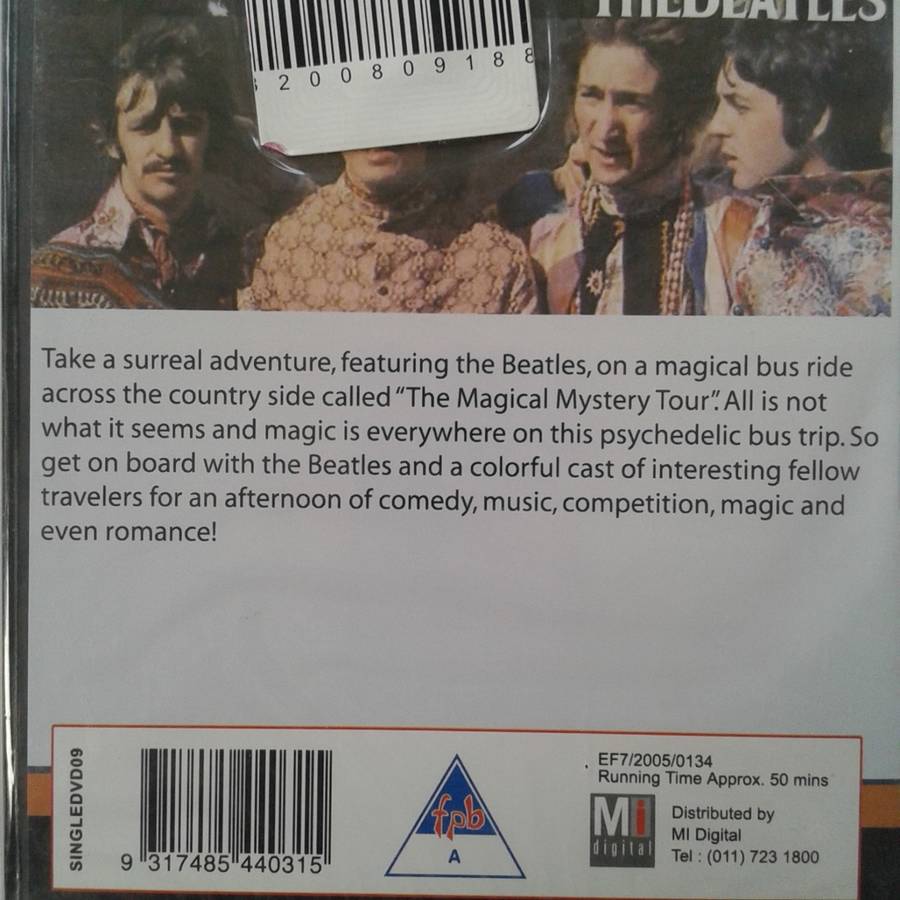 The Beatles - Magical Mystery Tour [DVD] (1967)  *NEW, sealed