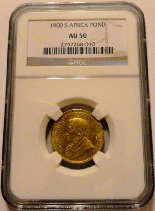 1900 ZAR 1 POND - AU50