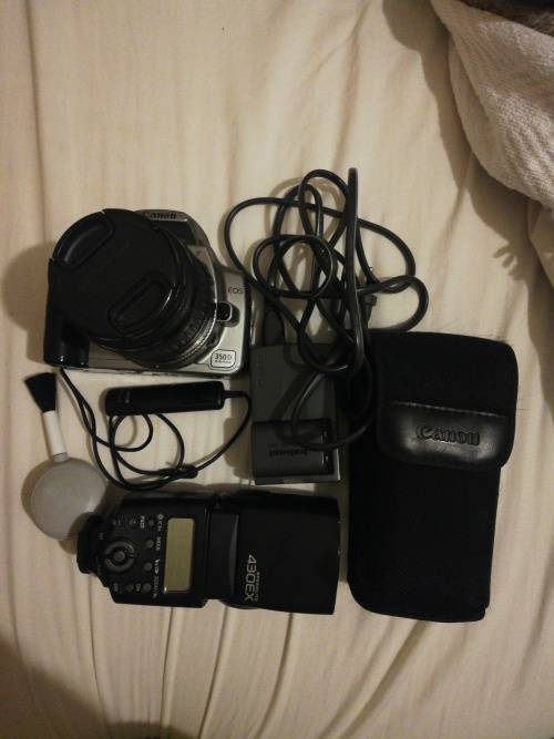 Canon Flash 430EX Bundle Camera Remote Carry case