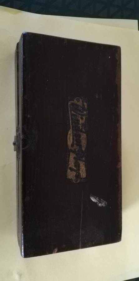 Chess set antique travel Rare