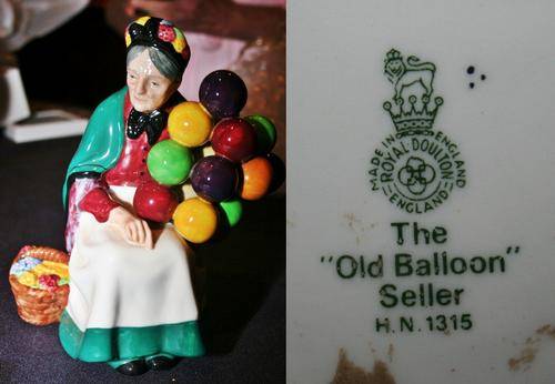 Balloon Seller Lady Royal Doulton