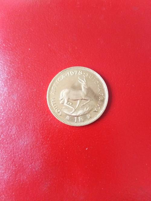 PROOF 1978 SET WITH GOLD R1 AND R2.