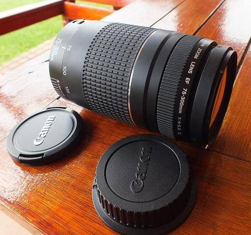 Canon EF 75-300MM F4-5.6 III Lens, Like new. bargain.