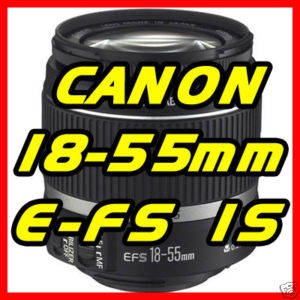 Canon EF-S 18-55mm IS(image stabilized)Zoom Lens + UV Filter + Tripod, NEW!