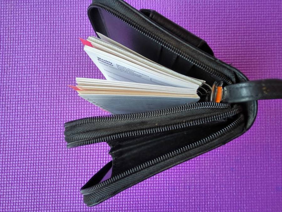 Advantage Organizer Filofax A6 Black PU Leather