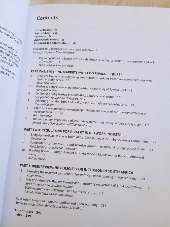 OPENING THE SOUTH AFRICAN ECONOMY