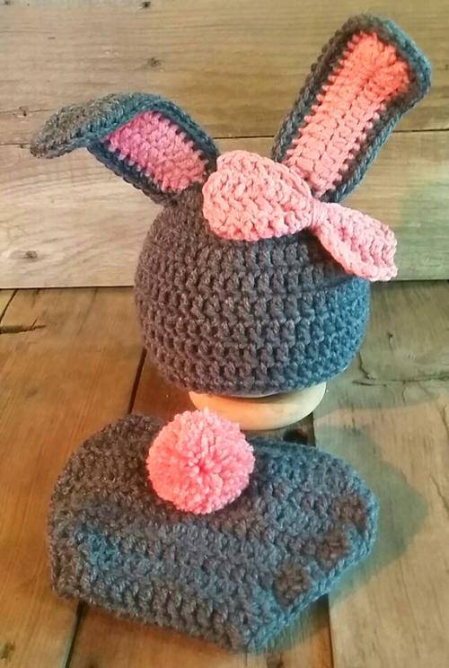 She-bunny Photo Prop for baby photography