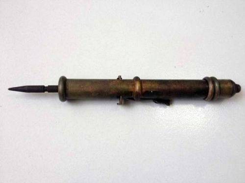 Extremely Rare Antique Chinese Bronze Arrow/ knife Weapon in sleeve