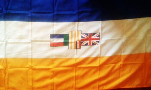 Vintage Old '4 kleur South African Flag Brand new Unused Large