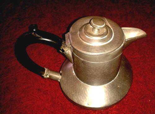 Vintage Pewter coffee pot Great condition considering age