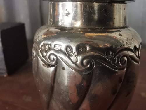 Sterling silver pepper pot