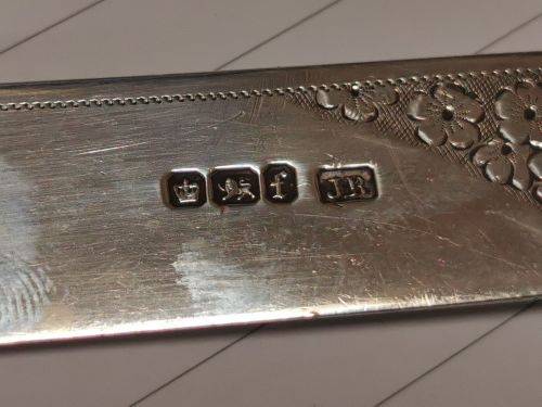 Silver & Mother of Pearl Knife