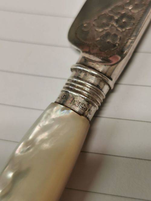 Silver & Mother of Pearl Knife