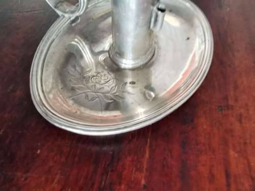 Georgian Silver Chamber Candlestick