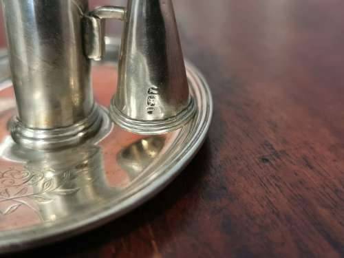 Georgian Silver Chamber Candlestick