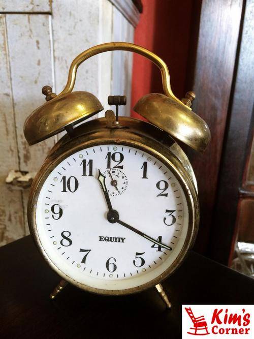 Vintage EQUITY Alarm Clock