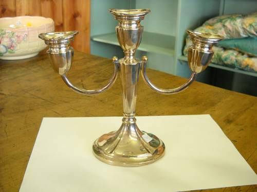 EPNS SILVER CANDLESTICK HOLDER (DENMARK)