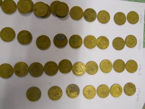 Crazy R1 no reserve 1/2 cent pieces