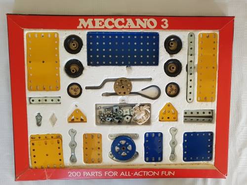 Meccano Vintage Set #3 in Original Box!!!