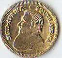 KRUGER commemorative coin - 22ct Gold plated - Perfect for Jewelery!!!! R1 START!!!