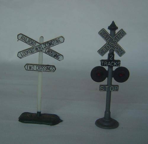 HO Scale Accessories - Railway Signs x 2