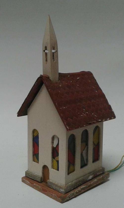 N Scale Building  - Church with interior Lighting