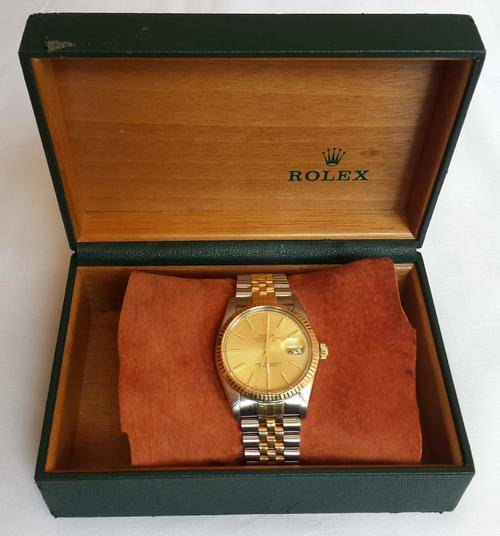 ROLEX - Men's Oyster Perpetual DATEJUST Model 61013 - Steel &18ct Gold